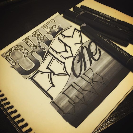 Шрифты: lettering 