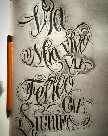 Шрифты: lettering 