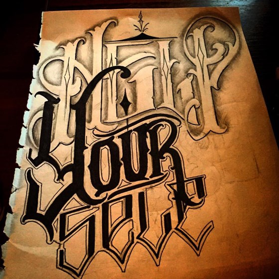 Шрифты: lettering 
