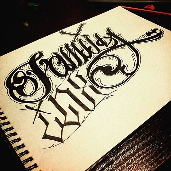 Шрифты: lettering 