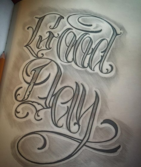 Шрифты: lettering 