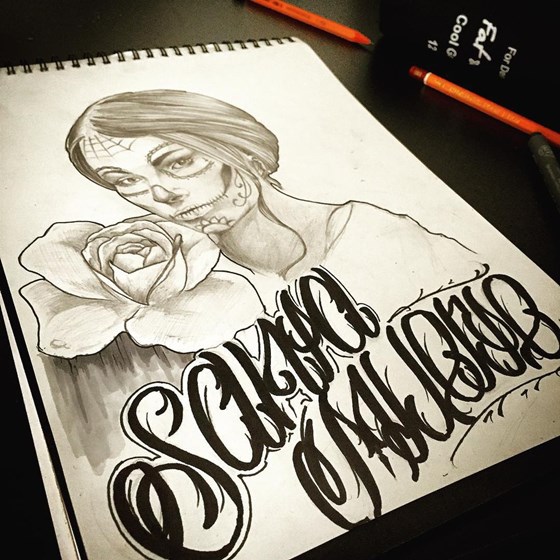 Рисунки: эскизы